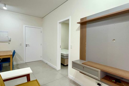 Sala de apartamento para alugar com 1 quarto, 45m² em Pinheiros, São Paulo