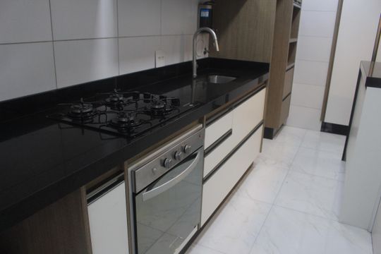 Cozinha de apartamento para alugar com 2 quartos, 68m² em Barcelona, São Caetano do Sul