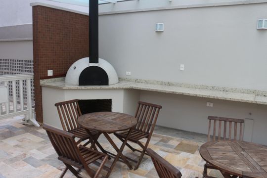 Área comum - Churrasqueira de apartamento para alugar com 2 quartos, 68m² em Barcelona, São Caetano do Sul