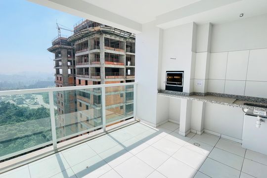 Varando de apartamento para alugar com 4 quartos, 131m² em Jardim Santa Barbara, Embu das Artes