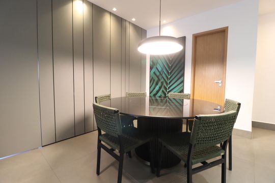 Sala de apartamento para alugar com 3 quartos, 103m² em Jardim Sul, Uberlândia