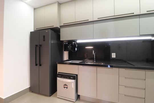Cozinha de apartamento para alugar com 3 quartos, 103m² em Jardim Sul, Uberlândia