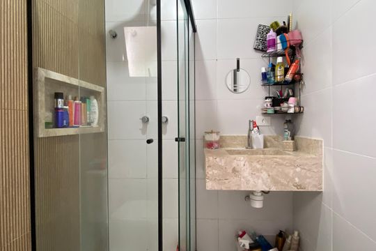 Banheiro da Suíte 1 de casa à venda com 2 quartos, 127m² em Bela Vista, Osasco