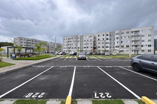 Fachada de apartamento à venda com 2 quartos, 46m² em Recreio dos Bandeirantes, Rio de Janeiro