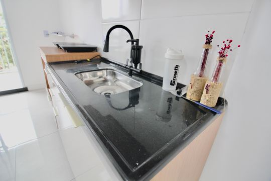 Cozinha de apartamento para alugar com 2 quartos, 40m² em Artur Alvim, São Paulo