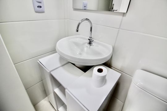 Banheiro 1 de apartamento para alugar com 2 quartos, 40m² em Artur Alvim, São Paulo