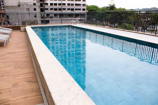 Área comum - Piscina de apartamento para alugar com 1 quarto, 29m² em Butantã, São Paulo