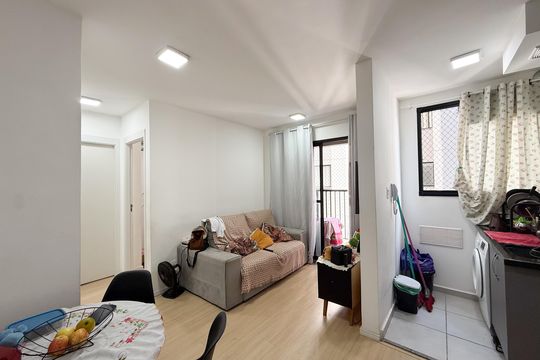 Sala de apartamento à venda com 2 quartos, 37m² em Vila Marina, São Paulo