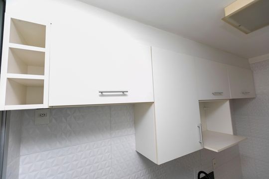 Cozinha de apartamento para alugar com 2 quartos, 55m² em Bonfim, Campinas