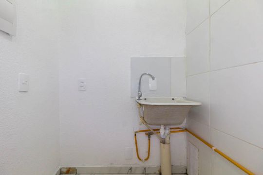 Sala, Cozinha e Área de Serviço de apartamento para alugar com 2 quartos, 34m² em Vila Matilde, São Paulo