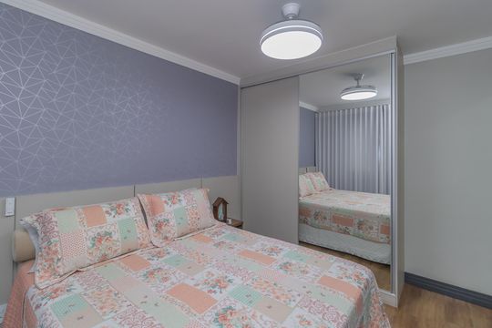 Suíte de apartamento à venda com 3 quartos, 82m² em Boa Vista, Belo Horizonte