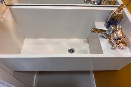 Lavabo de apartamento à venda com 3 quartos, 176m² em Recreio dos Bandeirantes, Rio de Janeiro