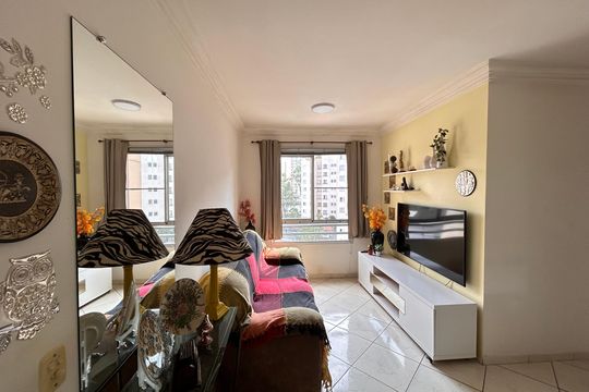 Sala de apartamento para alugar com 2 quartos, 50m² em Jardim Sabara, São Paulo