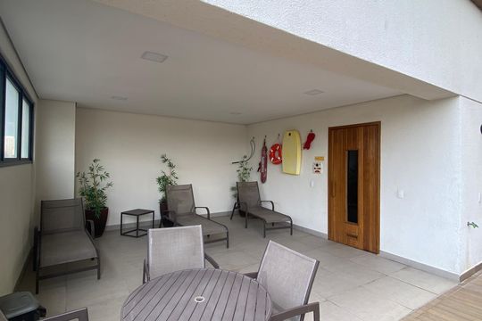 Área comum - Piscina - Sauna de kitnet/studio à venda com 1 quarto, 24m² em Bonfim, Osasco