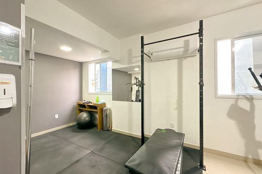 Área comum - Academia de apartamento para alugar com 3 quartos, 84m² em Areias, São José