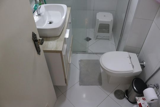Banheiro 1 de apartamento à venda com 3 quartos, 92m² em Água Branca, São Paulo