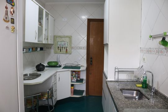 Cozinha e Área de Serviço de apartamento à venda com 3 quartos, 92m² em Água Branca, São Paulo