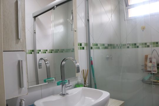 Banheiro 1 de apartamento à venda com 3 quartos, 92m² em Água Branca, São Paulo