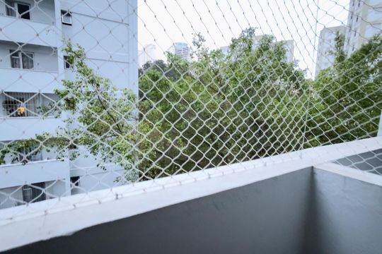 Varanda sala  de apartamento para alugar com 2 quartos, 50m² em Jardim Taquaral, São Paulo