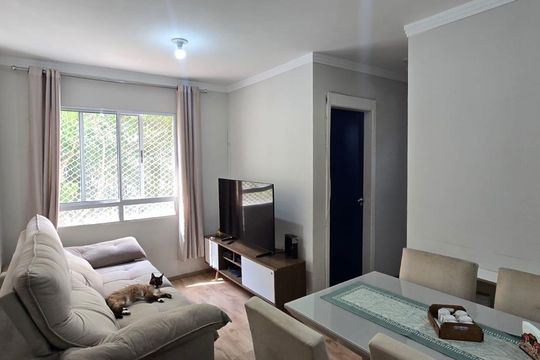 Sala  de apartamento à venda com 2 quartos, 45m² em Ponte Grande, Guarulhos