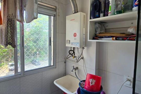 Cozinha e Área de Serviço de apartamento à venda com 2 quartos, 45m² em Ponte Grande, Guarulhos