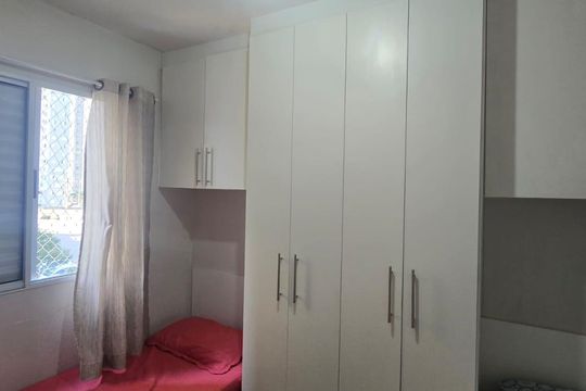 Quarto 01 de apartamento à venda com 2 quartos, 45m² em Ponte Grande, Guarulhos