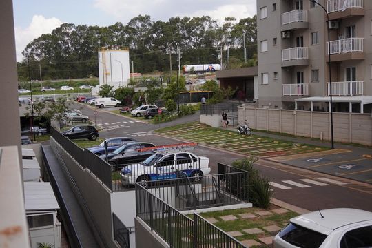 Sala - Vista Sacada de apartamento para alugar com 2 quartos, 48m² em Recreio São Judas Tadeu, São Carlos