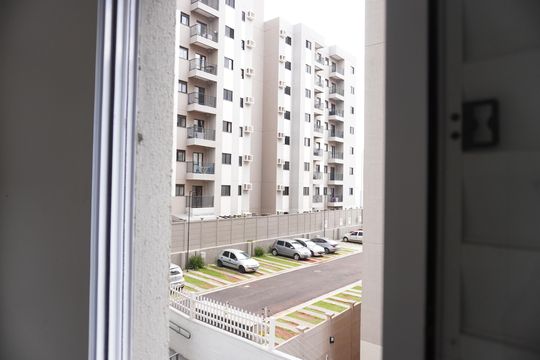 Quarto 2 - Janela de apartamento para alugar com 2 quartos, 48m² em Recreio São Judas Tadeu, São Carlos