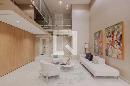 Área comum de kitnet/studio para alugar com 1 quarto, 25m² em Cerqueira César, São Paulo