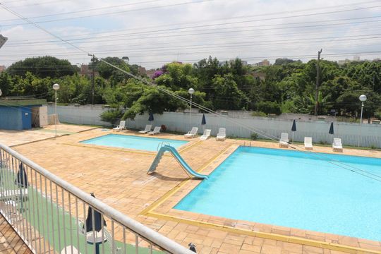 Área comum - Piscina de apartamento para alugar com 2 quartos, 56m² em São José, São Caetano do Sul
