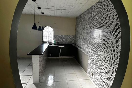 Cozinha de casa para alugar com 1 quarto, 60m² em Tribobó, São Gonçalo