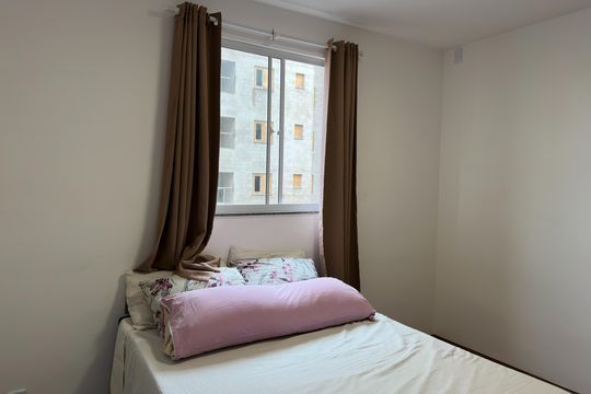 Suite 1 de apartamento para alugar com 2 quartos, 51m² em Conjunto Residencial Flamboyant, São José dos Campos