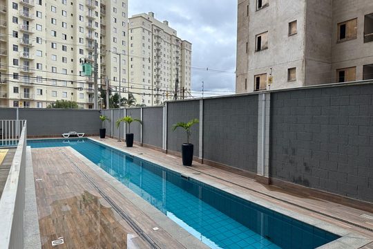 Área comum - Piscina de apartamento para alugar com 2 quartos, 51m² em Conjunto Residencial Flamboyant, São José dos Campos
