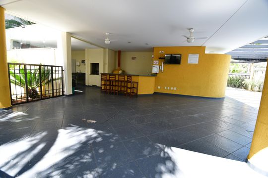 Área comum - Churrasqueira de apartamento à venda com 2 quartos, 54m² em Mansões Santo Antônio, Campinas