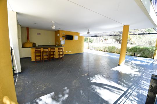 Área comum - Churrasqueira de apartamento à venda com 2 quartos, 54m² em Mansões Santo Antônio, Campinas