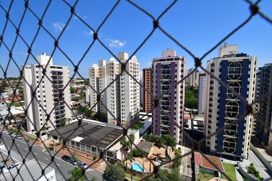 Quarto 2 - Vista de apartamento à venda com 2 quartos, 54m² em Mansões Santo Antônio, Campinas