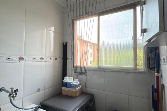 Cozinha e Área de Serviço de apartamento à venda com 2 quartos, 55m² em Baeta Neves, São Bernardo do Campo