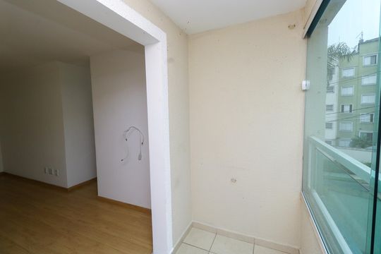 Varanda da Sala de apartamento para alugar com 3 quartos, 62m² em Parque Sao Vicente, Mauá