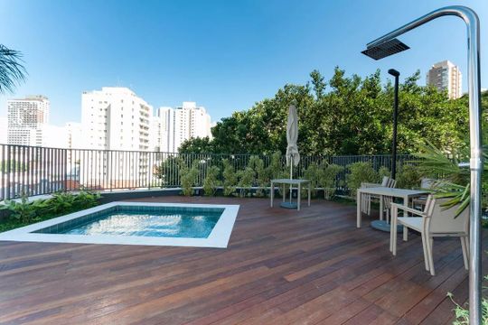 Área comum de apartamento para alugar com 1 quarto, 33m² em Pompeia, São Paulo