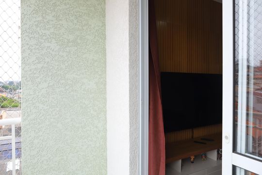Varanda de apartamento à venda com 2 quartos, 50m² em Vila Carmosina, São Paulo