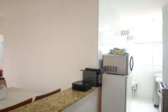 Cozinha de apartamento à venda com 2 quartos, 50m² em Vila Carmosina, São Paulo