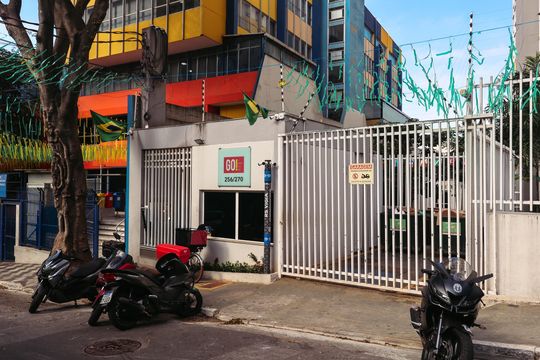 Fachada de kitnet/studio para alugar com 1 quarto, 37m² em Liberdade, São Paulo