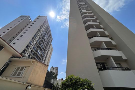 Fachada  de apartamento para alugar com 1 quarto, 54m² em Brooklin Novo, São Paulo