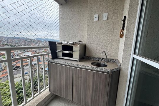 Varanda gourmet de apartamento para alugar com 2 quartos, 41m² em Aliança, Osasco