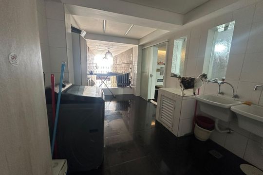 Área de Serviço de casa para alugar com 3 quartos, 520m² em Parque Prainha, São Vicente