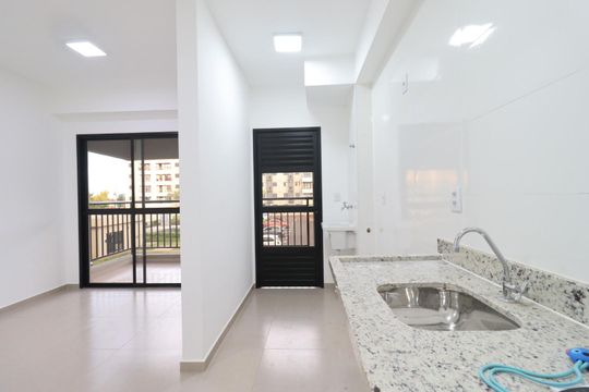 Sala de apartamento para alugar com 2 quartos, 55m² em Dom Bernardo Jose Mielle, Ribeirão Preto
