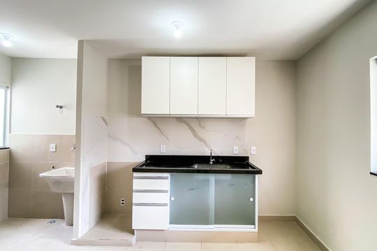 Sala /cozinha de apartamento para alugar com 1 quarto, 25m² em Vila Buenos Aires, São Paulo