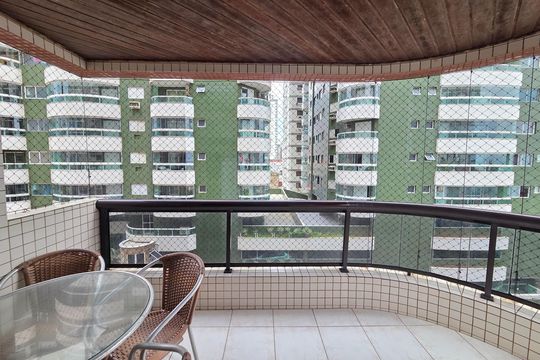 Varanda de apartamento para alugar com 3 quartos, 118m² em Canto do Forte, Praia Grande