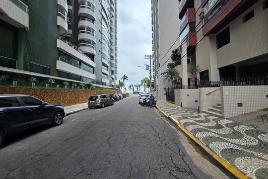 Vista da Rua de apartamento para alugar com 3 quartos, 118m² em Canto do Forte, Praia Grande