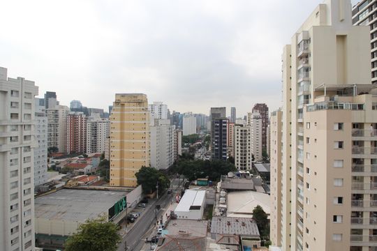 Vista de kitnet/studio para alugar com 1 quarto, 25m² em Vila Olímpia, São Paulo